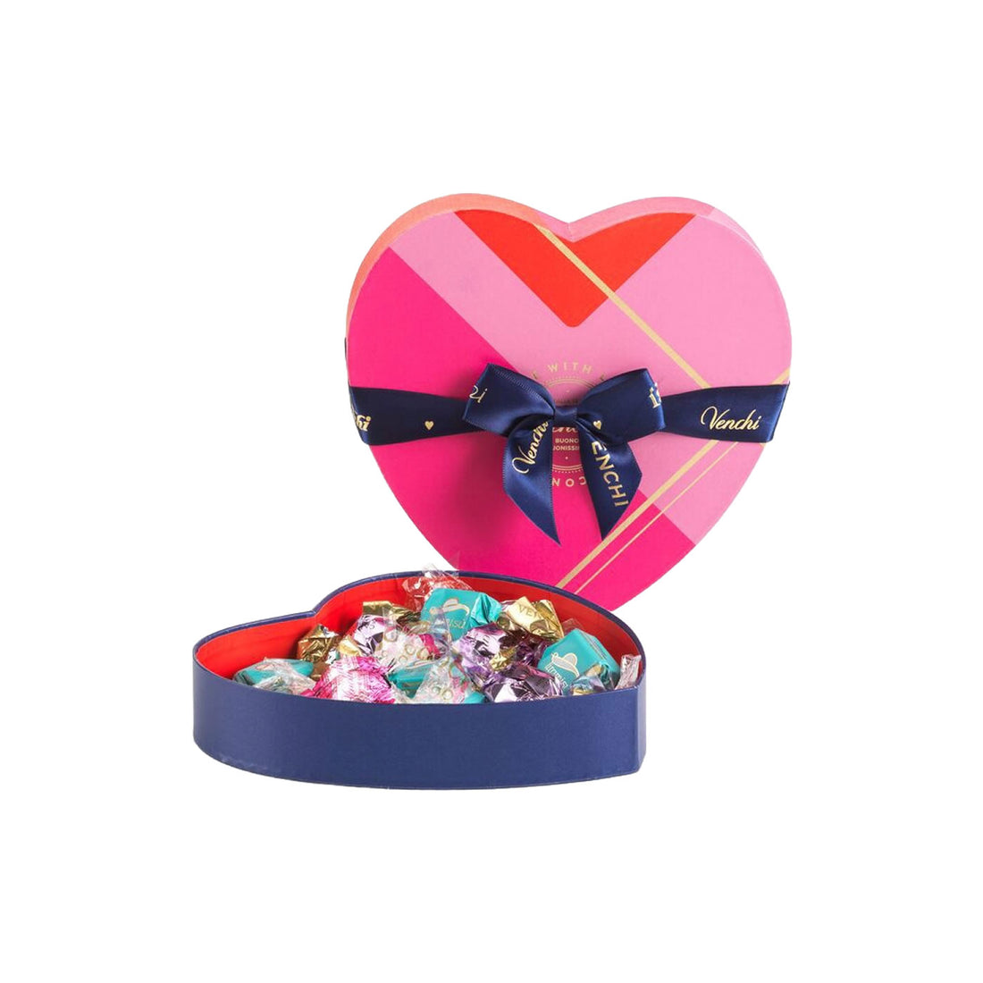 Confezione Cuore con cioccolatini assortiti