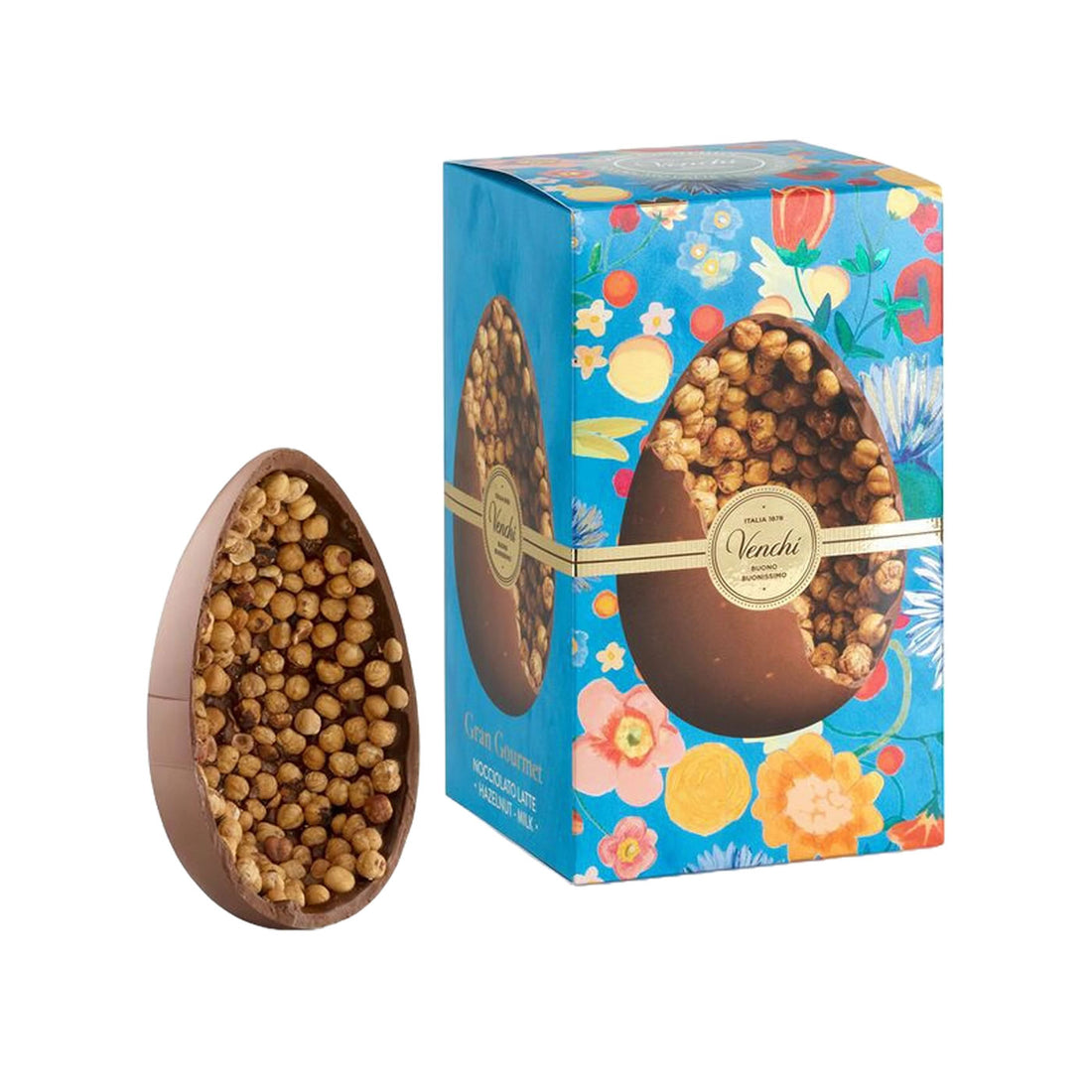 Uovo di cioccolato al latte Gran Nocciolato Piemonte