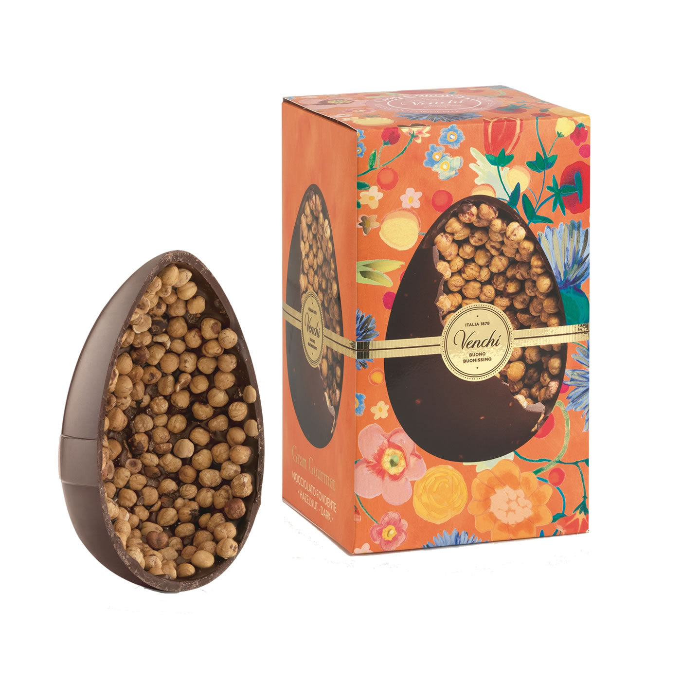 Gran Gourmet Dark Chocolate Piedmont Hazelnut Egg