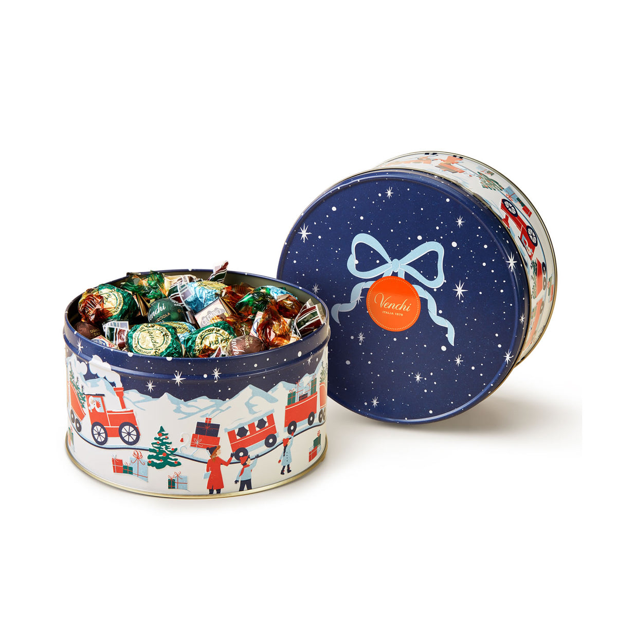 Vintage Dream Weihnachtshutschachtel aus Metall