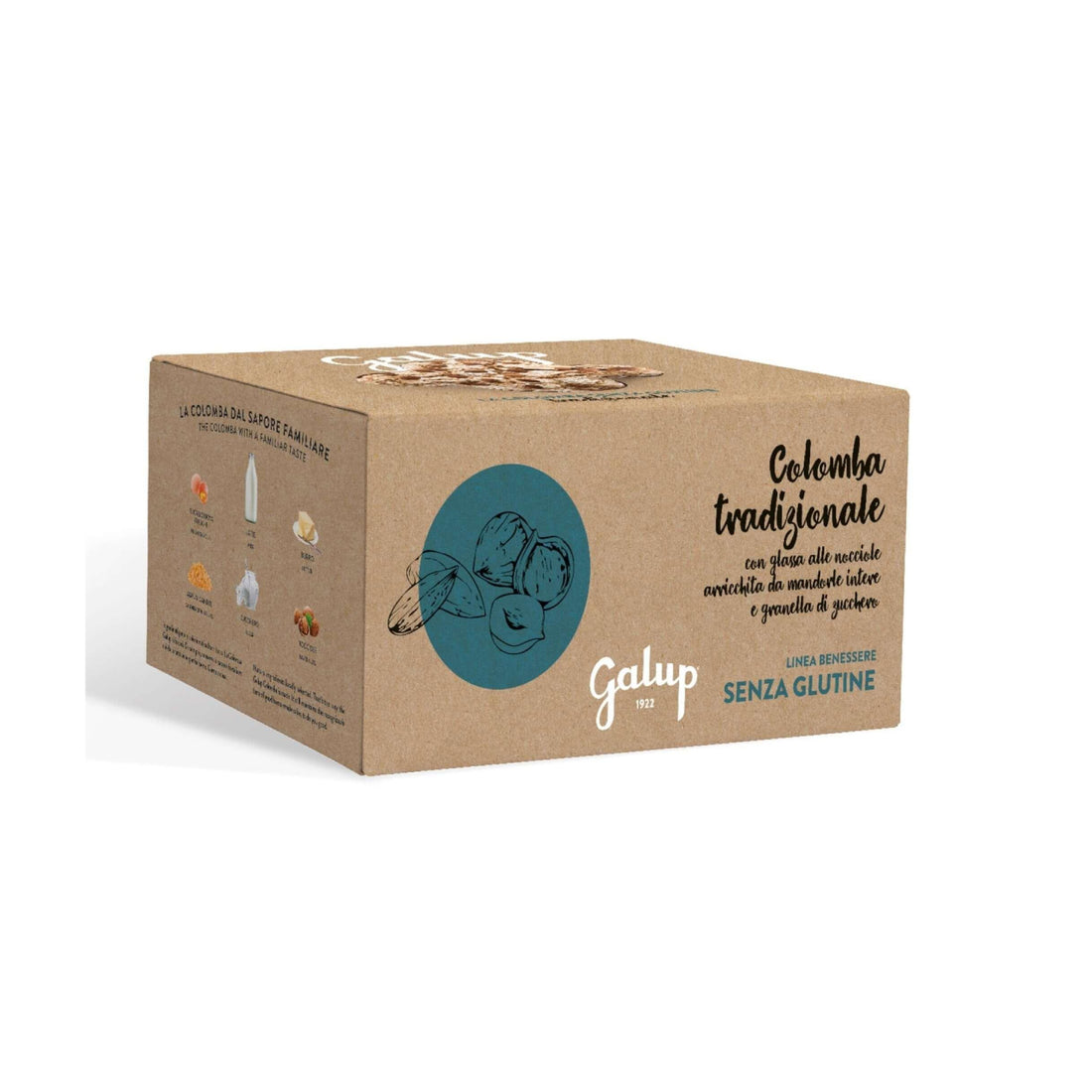 Colomba Gran Galup senza Glutine e senza Lattosio