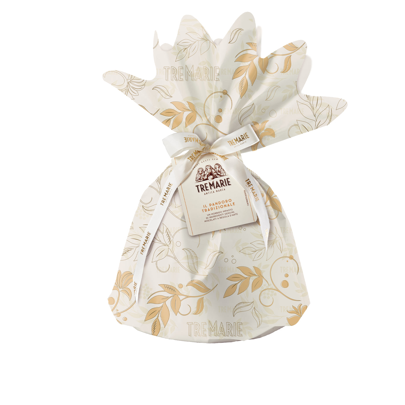 Traditionelles Pandoro im Büschel