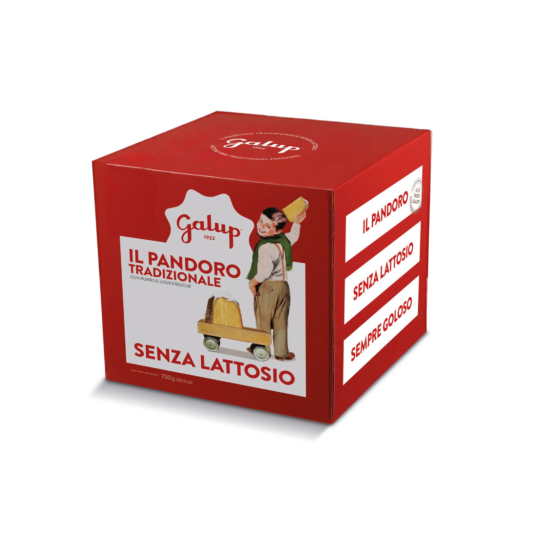 Traditional lactose-free Pandoro