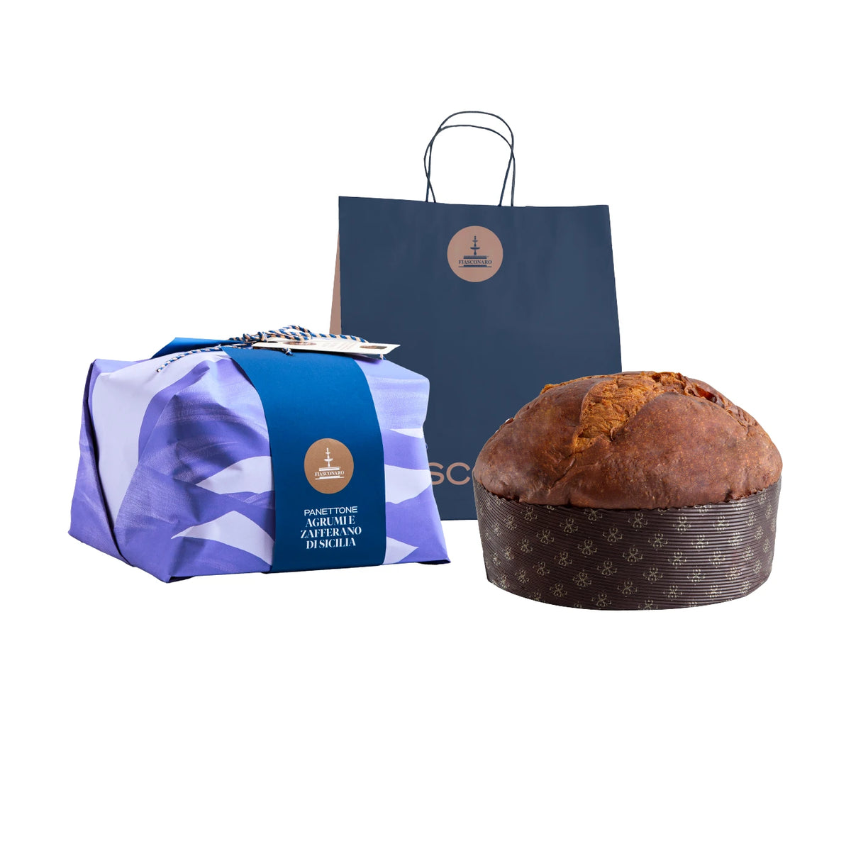 Sizilianischer Zitrus- und Safran-Panettone