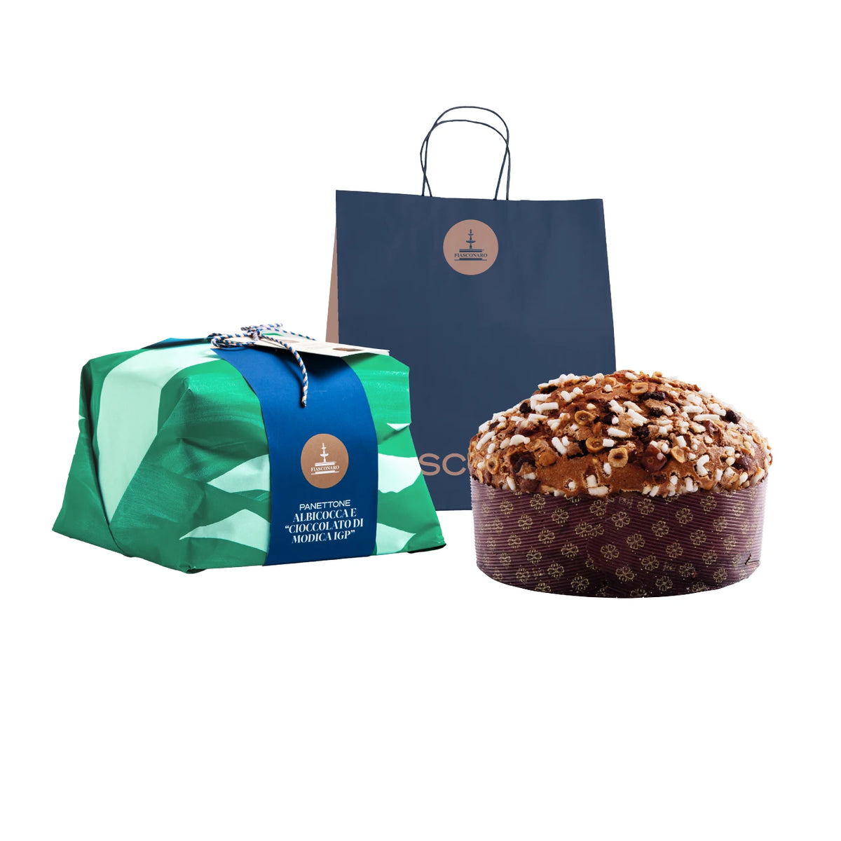 Apricot and Modica Chocolate Panettone