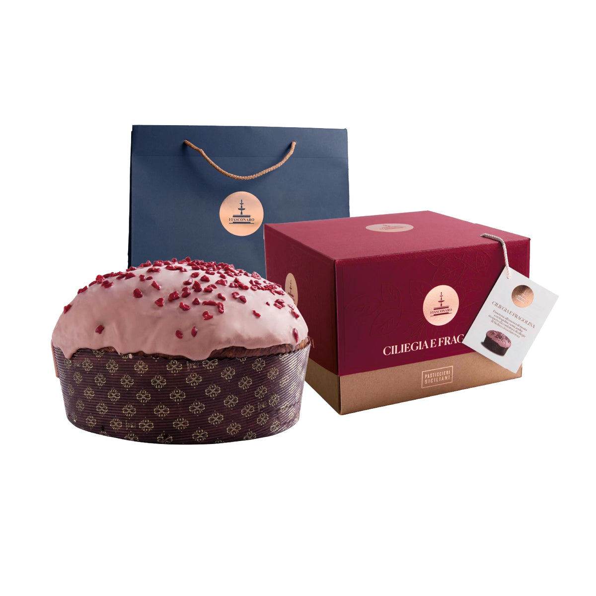 Kirsch-Erdbeer-Panettone