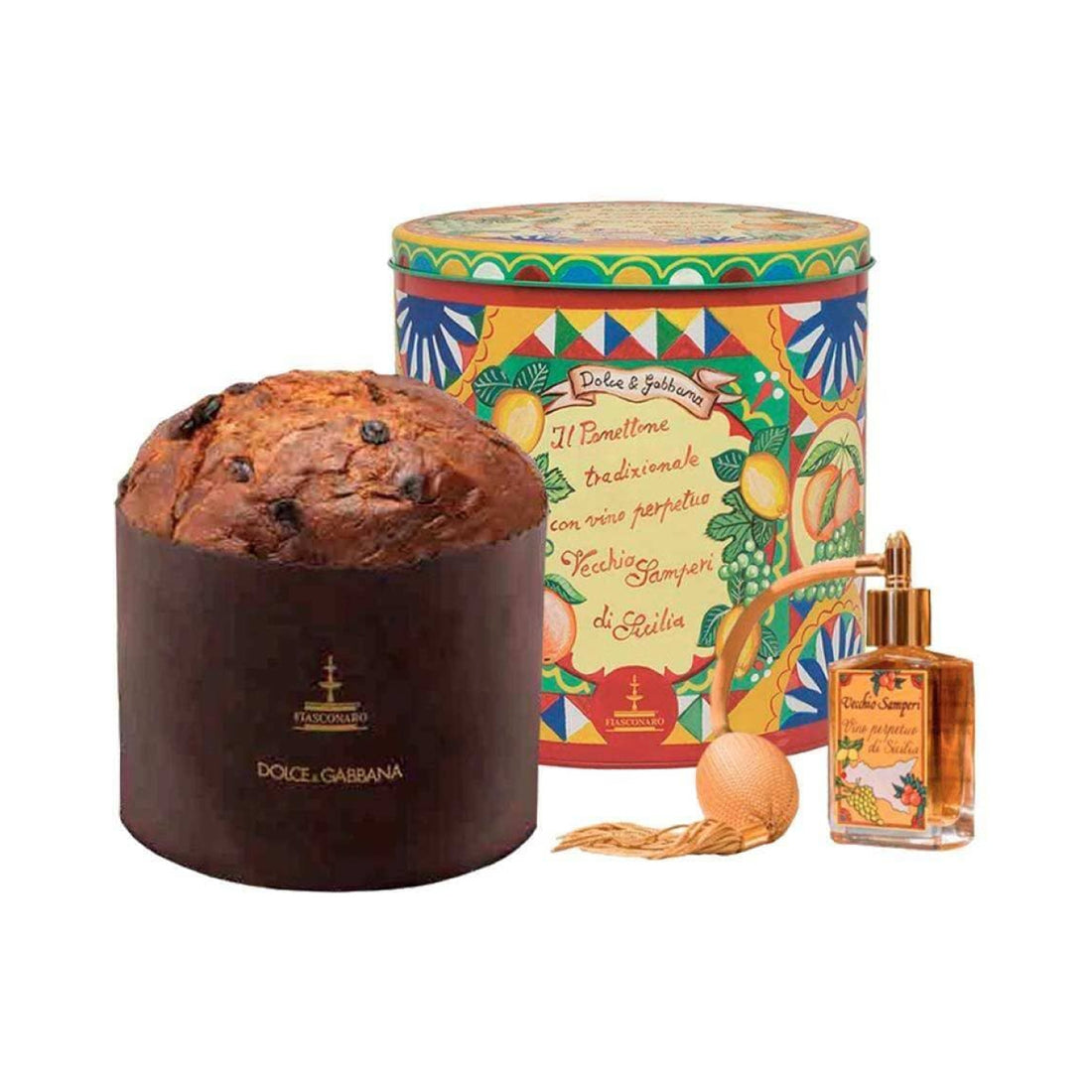 Panettone Dolce&amp;Gabbana con Vino di Sicilia