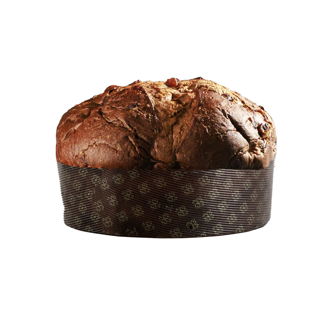 Panettone aux pommes confites et poudre de cannelle