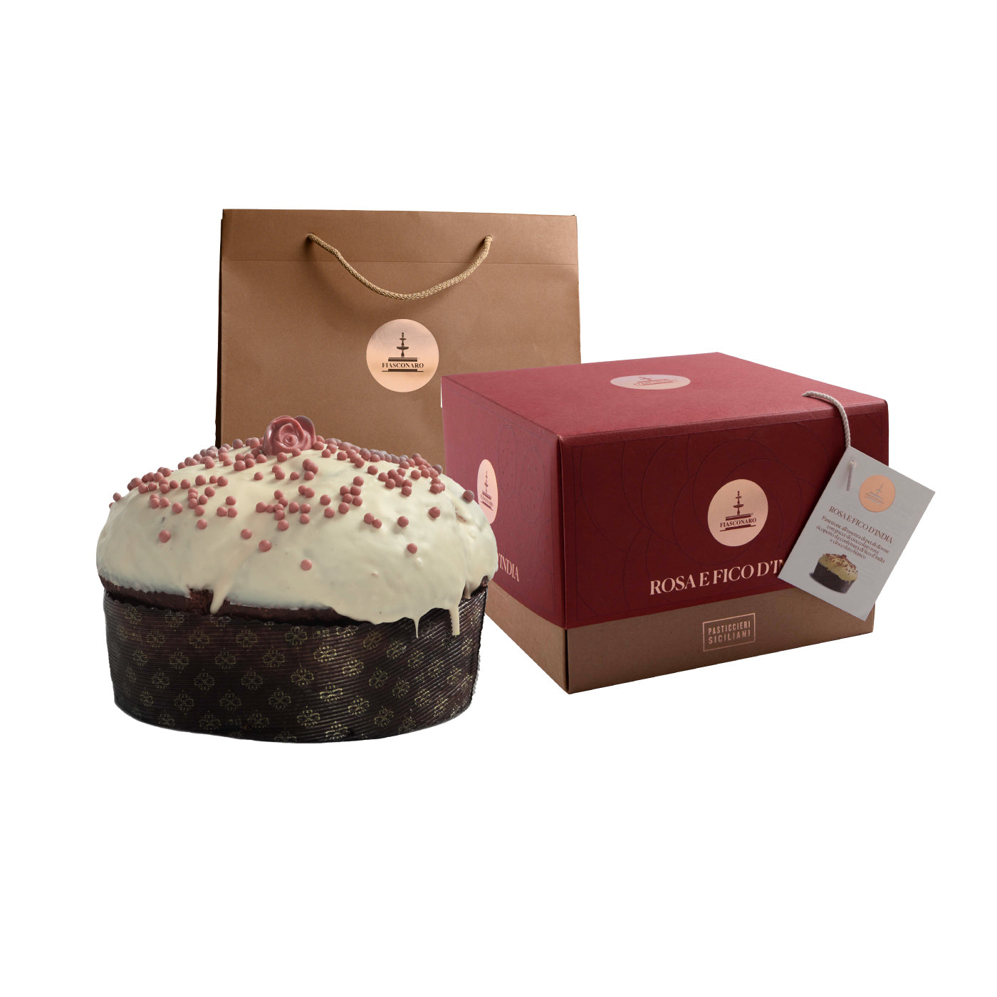 Panettone Rose et Figue de Barbarie