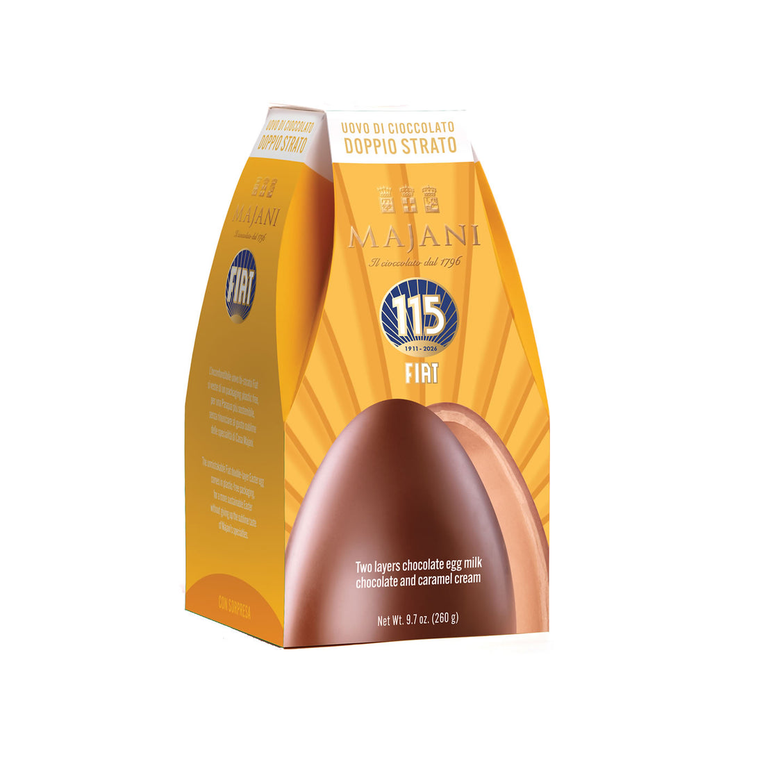 Œuf au caramel Fiat spécial