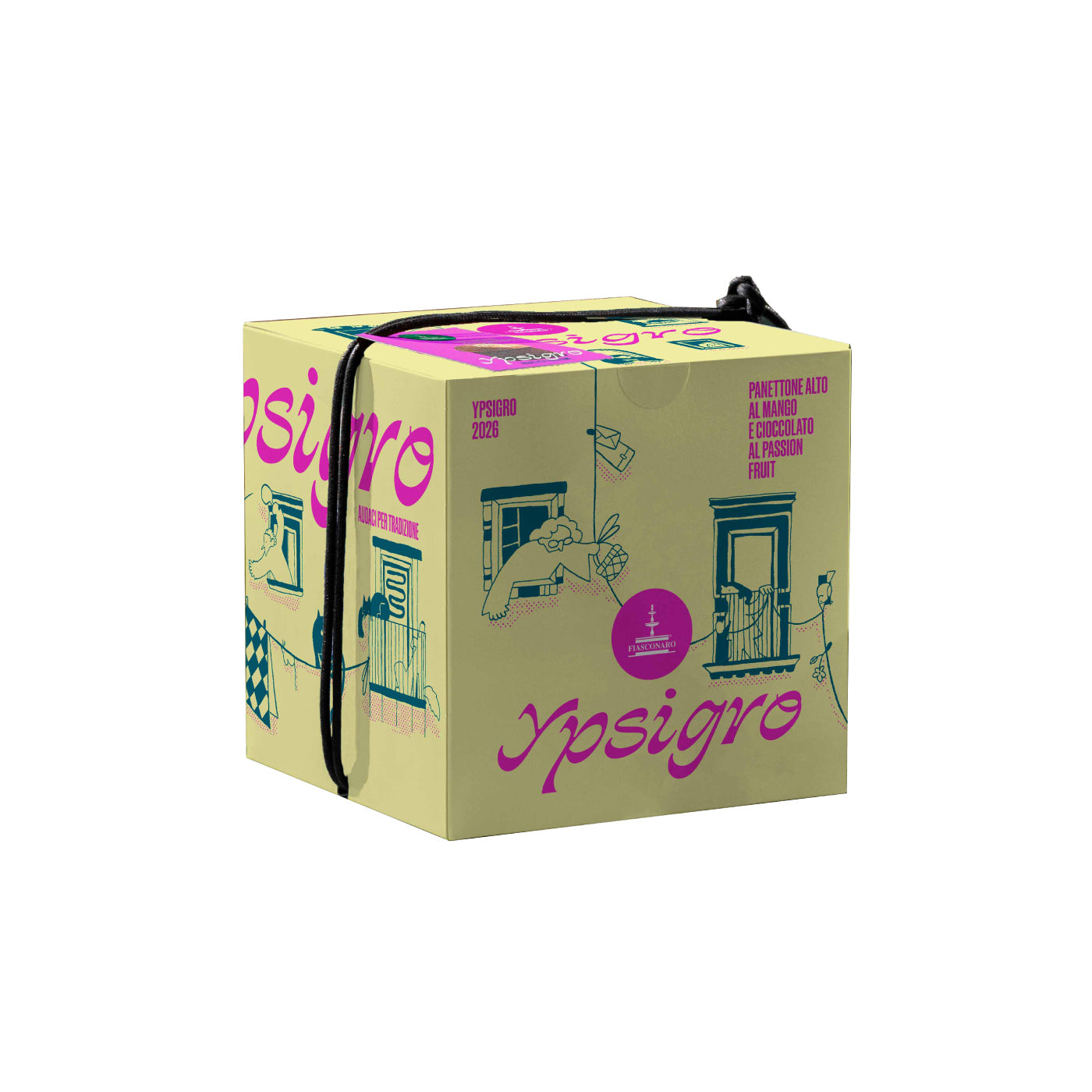 Ypsigro Panettone mit Maulbeeren und Milchschokolade