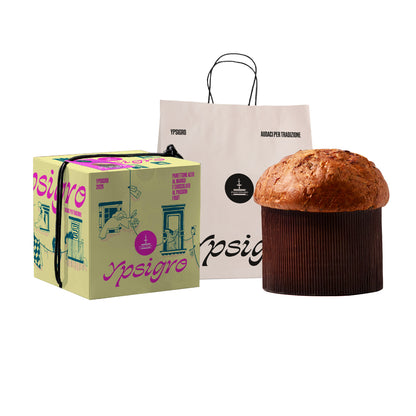 Ypsigro Panettone mit Maulbeeren und Milchschokolade