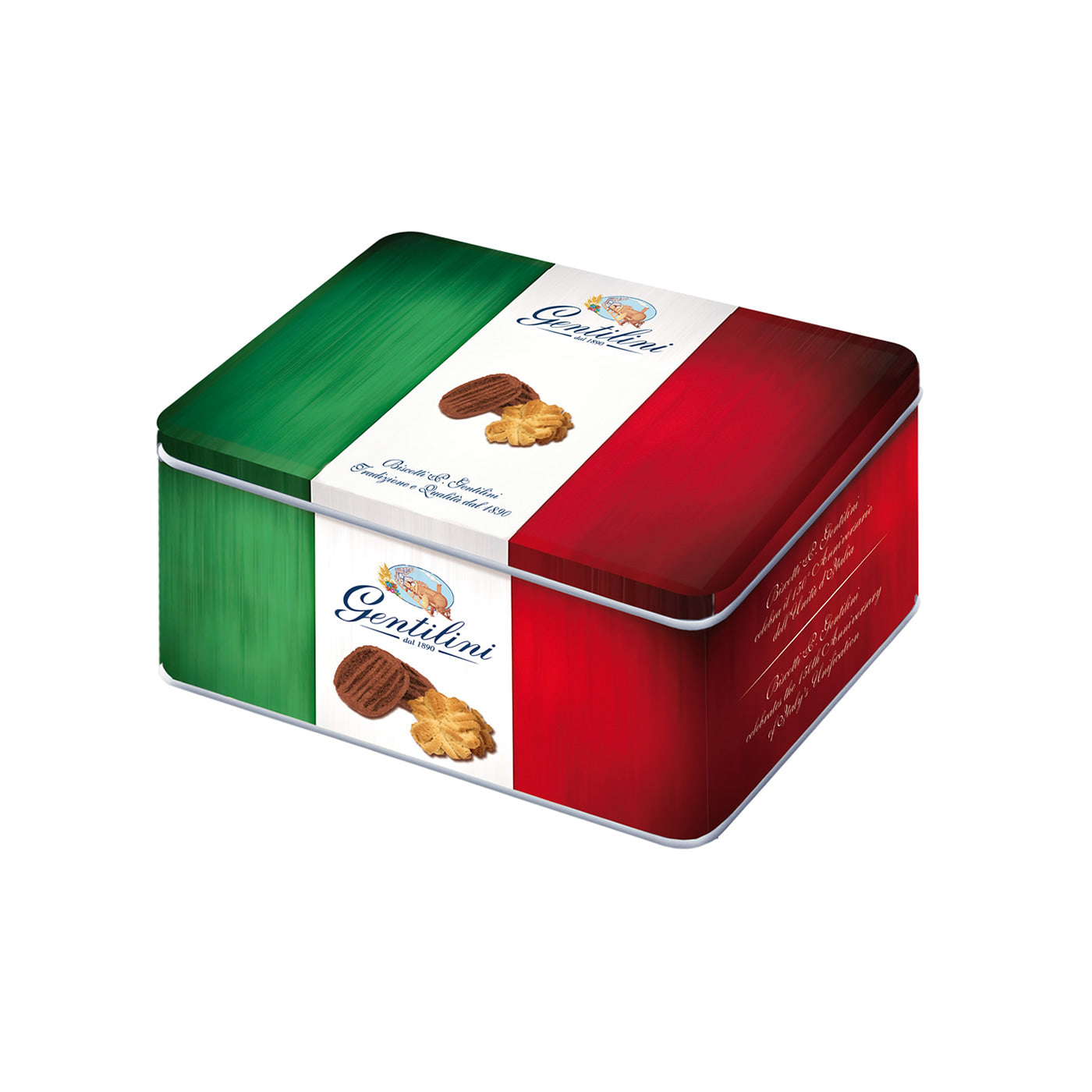 Tricolor Biscuit Tin