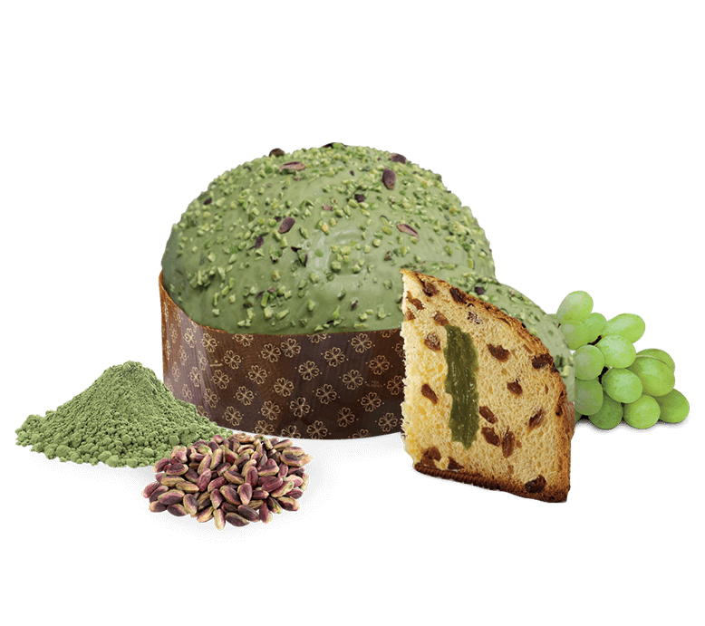 Matcha-Pistazien-Panettone