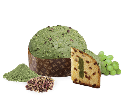 Matcha-Pistazien-Panettone