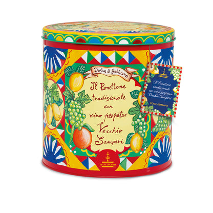 Panettone Dolce&amp;Gabbana con Vino di Sicilia