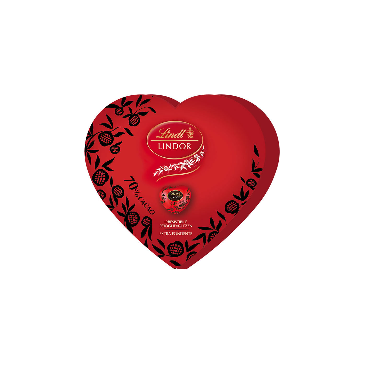 Dark Lindor Heart Box 70%